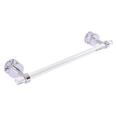 Clearview Collection 18'' Shower Door Towel Bar with Smooth Accent in Polished Chrome, 22'' W x 5-1/8'' D x 2-5/8'' H