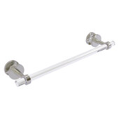  Clearview Collection 18'' Shower Door Towel Bar with Smooth Accent in Satin Nickel, 22'' W x 5-1/8'' D x 2-5/8'' H