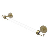  Clearview Collection 18'' Towel Bar with Dotted Accents in Satin Brass, 22'' W x 2-5/8'' D x 3-13/16'' H