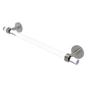  Clearview Collection 18'' Towel Bar with Dotted Accents in Satin Nickel, 22'' W x 2-5/8'' D x 3-13/16'' H