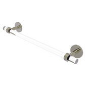  Clearview Collection 18'' Towel Bar with Grooved Accents in Polished Nickel, 22'' W x 2-5/8'' D x 3-13/16'' H