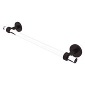  Clearview Collection 30'' Towel Bar with Grooved Accents in Antique Bronze, 34'' W x 2-5/8'' D x 3-13/16'' H