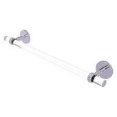  Clearview Collection 18'' Towel Bar with Twisted Accents in Polished Chrome, 22'' W x 2-5/8'' D x 3-13/16'' H