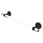 Clearview Collection 18'' Towel Bar with Twisted Accents in Venetian Bronze, 22'' W x 2-5/8'' D x 3-13/16'' H
