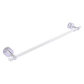  Clearview Collection 30'' Shower Door Towel Bar with Twisted Accents in Satin Chrome, 34'' W x 5-1/8'' D x 2-5/8'' H