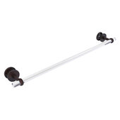  Clearview Collection 30'' Shower Door Towel Bar with Twisted Accents in Venetian Bronze, 34'' W x 5-1/8'' D x 2-5/8'' H