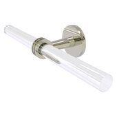  Clearview Collection 2-Arm Guest Towel Holder with Dotted Accents in Polished Nickel, 18'' W x 3-7/8'' D x 2-5/8'' H
