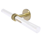  Clearview Collection 2-Arm Guest Towel Holder with Dotted Accents in Satin Brass, 18'' W x 3-7/8'' D x 2-5/8'' H