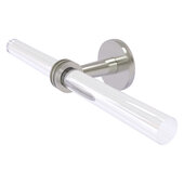  Clearview Collection 2-Arm Guest Towel Holder with Dotted Accents in Satin Nickel, 18'' W x 3-7/8'' D x 2-5/8'' H