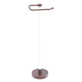  Clearview Collection Euro Style Free Standing Toilet Paper Holder with Smooth Accent in Antique Copper, 7-5/8'' W x 6-1/8'' D x 25-13/16'' H