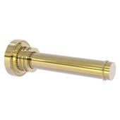  Dottingham Collection Horizontal Reserve Roll Toilet Paper Holder in Unlacquered Brass, 2-1/4'' Diameter x 6-1/4'' D x 2-1/4'' H