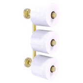  Dottingham Collection 3-Roll Reserve Roll Toilet Paper Holder in Satin Brass, 2-3/16'' W x 7-1/4'' D x 13-5/8'' H