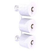  Dottingham Collection 3-Roll Reserve Roll Toilet Paper Holder in Satin Chrome, 2-3/16'' W x 7-1/4'' D x 13-5/8'' H