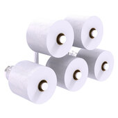  Dottingham Collection 5-Roll Reserve Roll Toilet Paper Holder in Satin Chrome, 14-1/2'' W x 7-5/16'' D x 7-5/16'' H