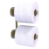  Dottingham Collection 2-Roll Reserve Roll Toilet Paper Holder in Antique Brass, 6-1/4'' W x 2-1/4'' D x 7-3/4'' H