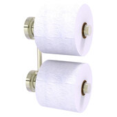  Dottingham Collection 2-Roll Reserve Roll Toilet Paper Holder in Polished Nickel, 6-1/4'' W x 2-1/4'' D x 7-3/4'' H
