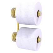  Dottingham Collection 2-Roll Reserve Roll Toilet Paper Holder in Satin Brass, 6-1/4'' W x 2-1/4'' D x 7-3/4'' H
