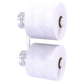  Dottingham Collection 2-Roll Reserve Roll Toilet Paper Holder in Satin Chrome, 6-1/4'' W x 2-1/4'' D x 7-3/4'' H