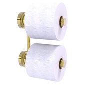  Dottingham Collection 2-Roll Reserve Roll Toilet Paper Holder in Unlacquered Brass, 6-1/4'' W x 2-1/4'' D x 7-3/4'' H