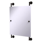  Dottingham Collection Rectangular Frameless Rail Mounted Mirror in Oil Rubbed Bronze, 21'' W x 3-13/16'' D x 33'' H