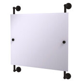  Dottingham Collection Landscape Rectangular Frameless Rail Mounted Mirror in Oil Rubbed Bronze, 26'' W x 3-13/16'' D x 29'' H