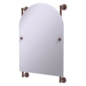  Dottingham Collection Arched Top Frameless Rail Mounted Mirror in Antique Copper, 21'' W x 3-13/16'' D x 32'' H