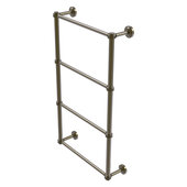  Dottingham Collection 4-Tier 24'' Ladder Towel Bar with Dotted Detail in Antique Brass, 26-5/16'' W x 5-5/16'' D x 34-3/16'' H