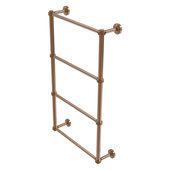  Dottingham Collection 4-Tier 24'' Ladder Towel Bar with Dotted Detail in Brushed Bronze, 26-5/16'' W x 5-5/16'' D x 34-3/16'' H