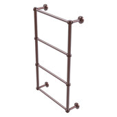  Dottingham Collection 4-Tier 24'' Ladder Towel Bar with Dotted Detail in Antique Copper, 26-5/16'' W x 5-5/16'' D x 34-3/16'' H
