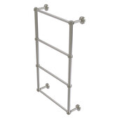  Dottingham Collection 4-Tier 24'' Ladder Towel Bar with Dotted Detail in Satin Nickel, 26-5/16'' W x 5-5/16'' D x 34-3/16'' H