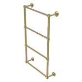  Dottingham Collection 4-Tier 24'' Ladder Towel Bar with Grooved Detail in Satin Brass, 26-5/16'' W x 5-5/16'' D x 34-3/16'' H