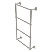  Dottingham Collection 4-Tier 24'' Ladder Towel Bar with Grooved Detail in Satin Nickel, 26-5/16'' W x 5-5/16'' D x 34-3/16'' H