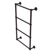  Dottingham Collection 4-Tier 24'' Ladder Towel Bar with Twisted Detail in Antique Bronze, 26-5/16'' W x 5-5/16'' D x 34-3/16'' H