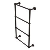  Dottingham Collection 4-Tier 24'' Ladder Towel Bar with Twisted Detail in Oil Rubbed Bronze, 26-5/16'' W x 5-5/16'' D x 34-3/16'' H