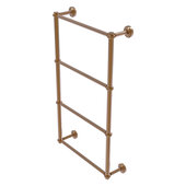  Dottingham Collection 4-Tier 36'' Ladder Towel Bar with Twisted Detail in Brushed Bronze, 38-5/16'' W x 5-5/16'' D x 34-3/16'' H