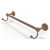  Dottingham Collection 18'' Towel Bar with Integrated Hooks in Brushed Bronze, 20-1/4'' W x 6'' D x 4-1/2'' H