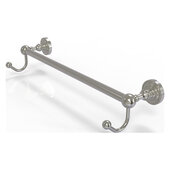  Dottingham Collection 18'' Towel Bar with Integrated Hooks in Satin Nickel, 20-1/4'' W x 6'' D x 4-1/2'' H