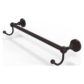  Dottingham Collection 18'' Towel Bar with Integrated Hooks in Venetian Bronze, 20-1/4'' W x 6'' D x 4-1/2'' H