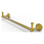  Dottingham Collection 18'' Towel Bar with Integrated Peg Hooks in Polished Brass, 20-1/4'' W x 3-13/16'' D x 3-5/16'' H
