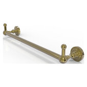  Dottingham Collection 18'' Towel Bar with Integrated Peg Hooks in Unlacquered Brass, 20-1/4'' W x 3-13/16'' D x 3-5/16'' H