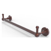  Dottingham Collection 24'' Towel Bar with Integrated Peg Hooks in Antique Copper, 26-1/4'' W x 3-13/16'' D x 3-5/16'' H