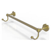  Dottingham Collection 30'' Towel Bar with Integrated Hooks in Satin Brass, 32-1/4'' W x 6'' D x 4-1/2'' H
