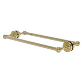  Dottingham Collection 18'' Back to Back Shower Door Towel Bar in Unlacquered Brass, 20-5/16'' W x 7-13/16'' D x 2-5/16'' H