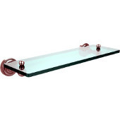  Dottingham Collection 16'' Glass Shelf, Premium Finish, Satin Chrome