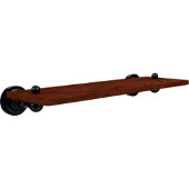  Dottingham Collection 16 Inch Solid IPE Ironwood Shelf, Oil Rubbed Bronze