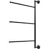  Dottingham Collection 3 Swing Arm Vertical 28 Inch Towel Bar, Antique Pewter