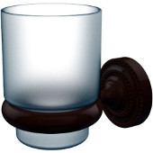  Dottingham Collection Glass Tumbler with Wall Mounted Holder, Premium Finish, Rustic Bronze
