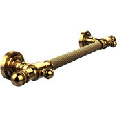  16 inch Grab Bar Reeded, Unlacquered Brass