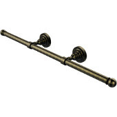  Dottingham Collection Wall Mounted Horizontal Guest Towel Holder, Antique Brass