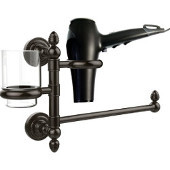  Dottingham Collection Hair Dryer Holder and Organizer, Oil Rubbed Bronze